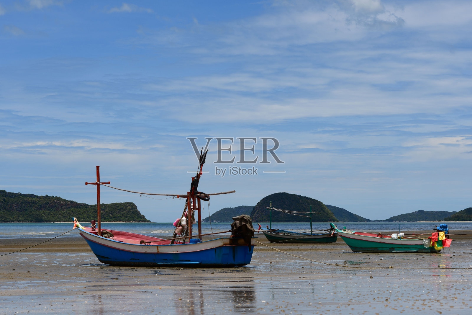 鱼船，Phrachuap Khiri Khan，泰国照片摄影图片