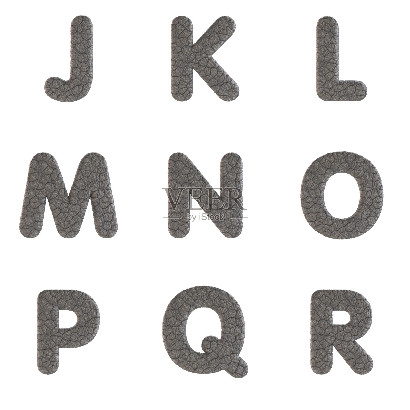 大象字体3D渲染集，包括字母，数字和标点符号照片摄影图片