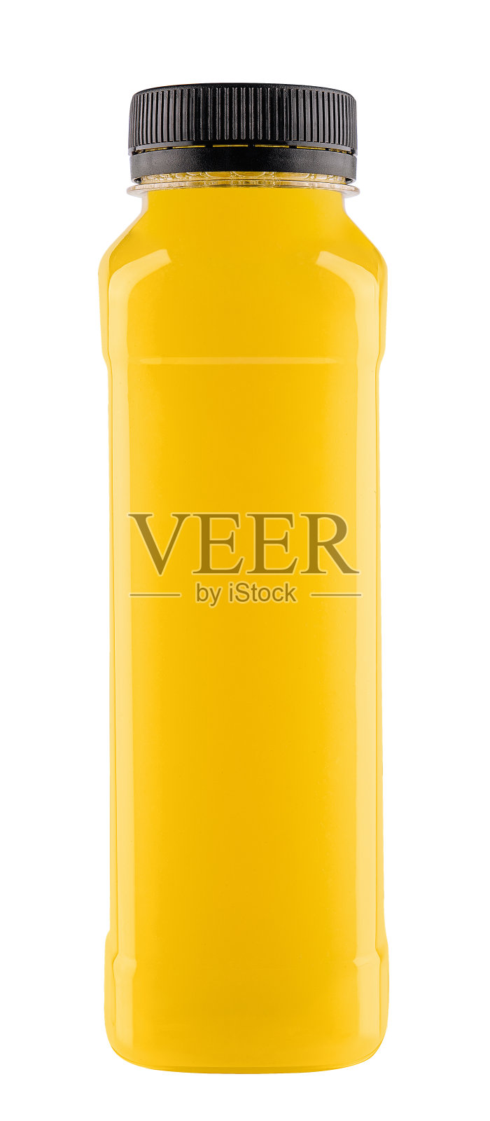 白色背景的小瓶奶昔照片摄影图片