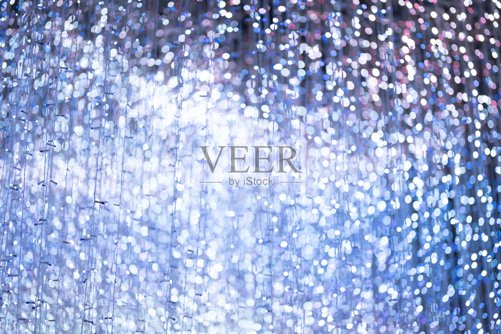 抽象散景模糊背景照明节日庆祝的概念。照明照片摄影图片