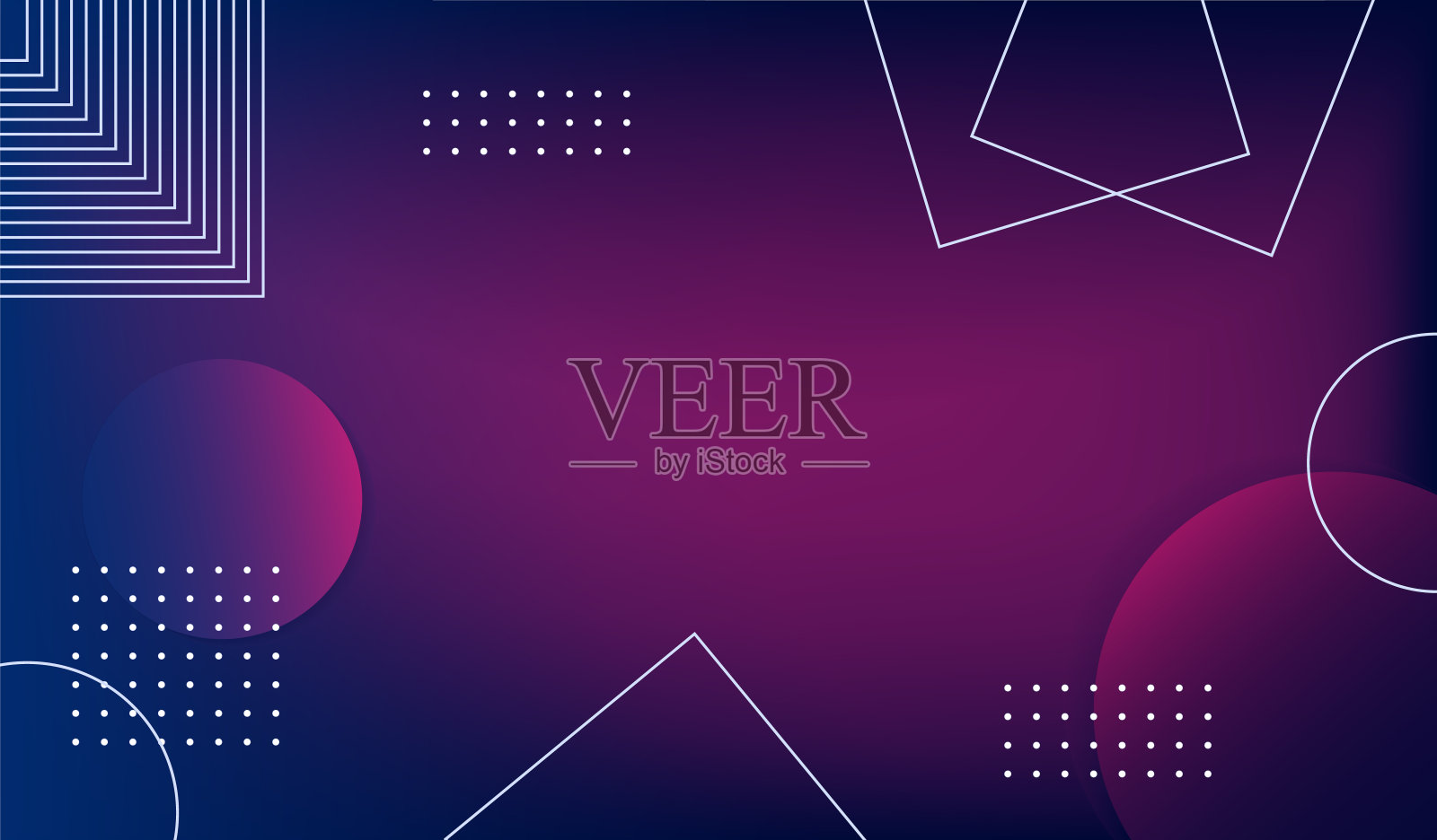 几何渐变形状组成背景。插画图片素材