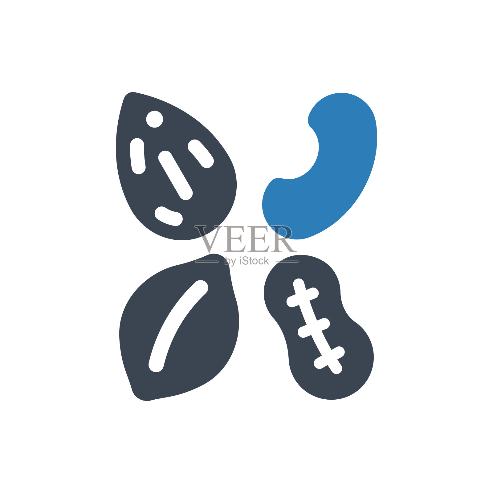 杏仁坚果图标插画图片素材