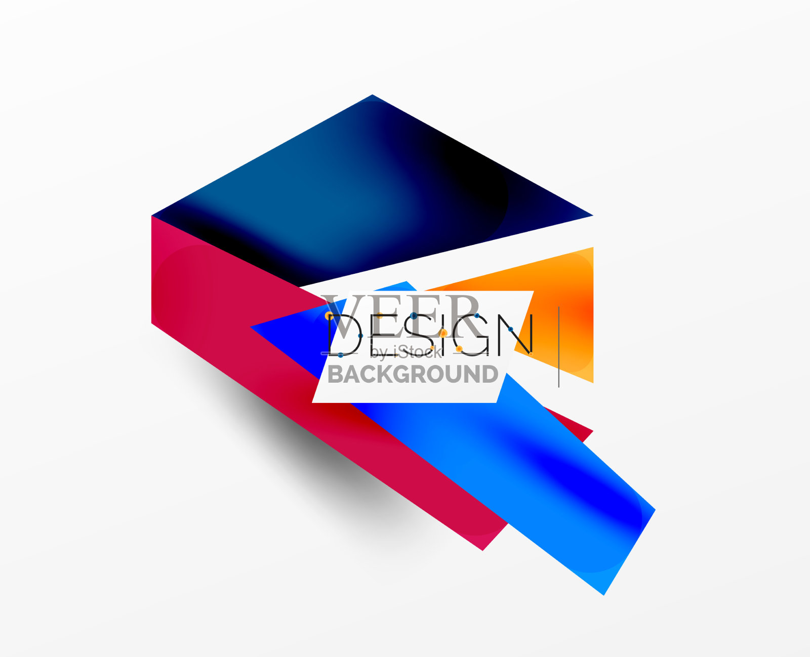 背景色抽象重叠线插画图片素材