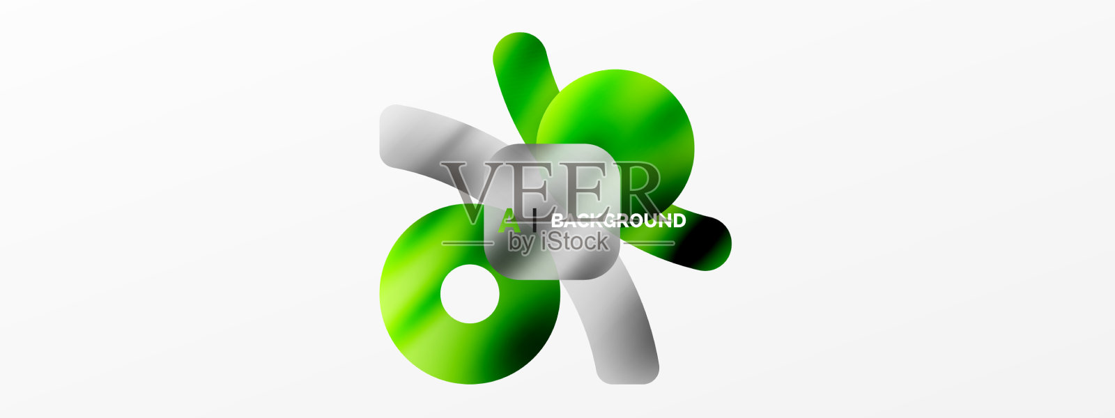 金属光泽几何表面圆形插画图片素材