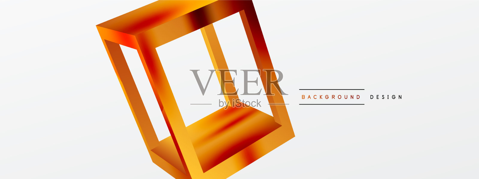 3d立方体形状几何背景新潮插画图片素材