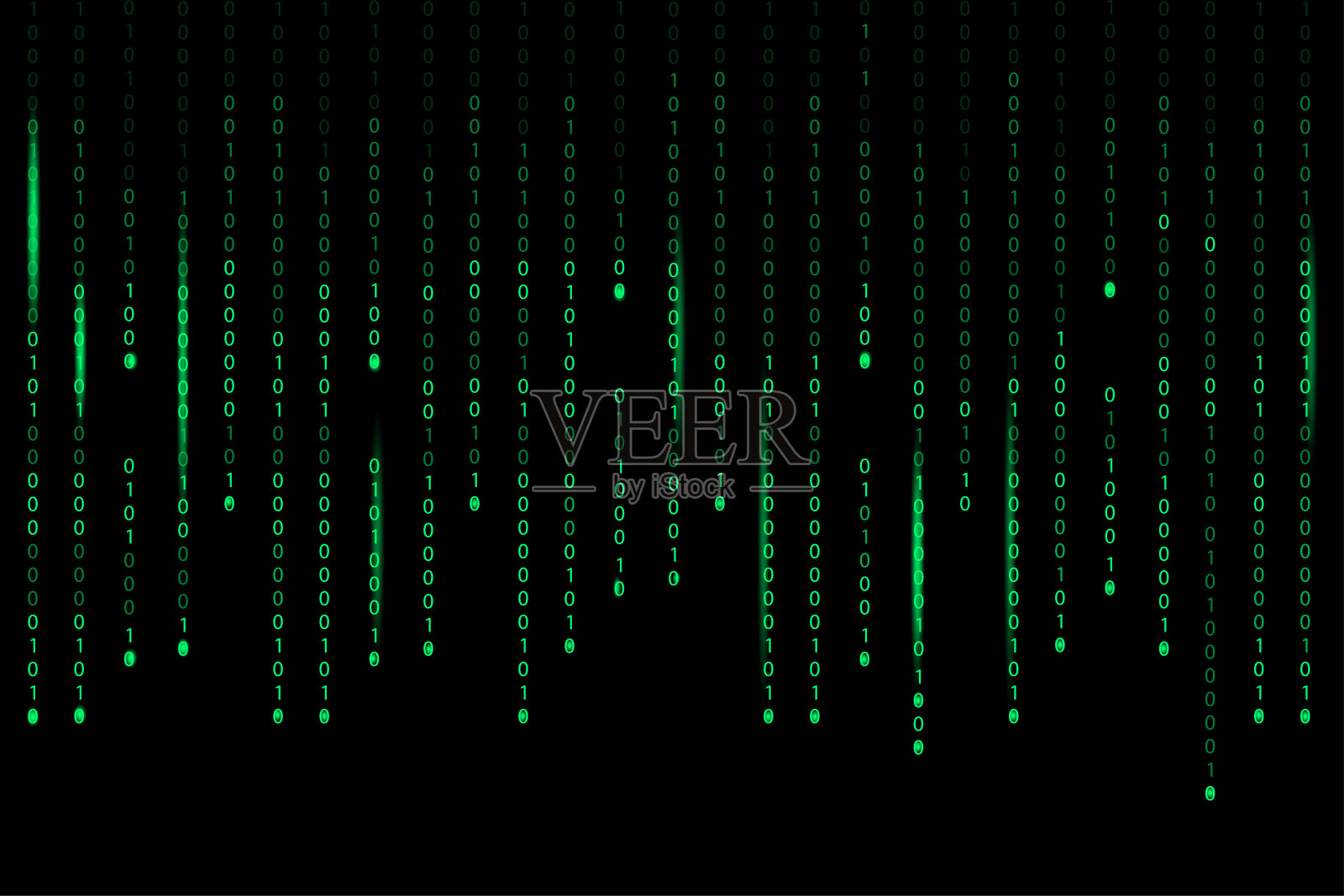 背景矩阵。二进制代码背景。矢量插图。插画图片素材
