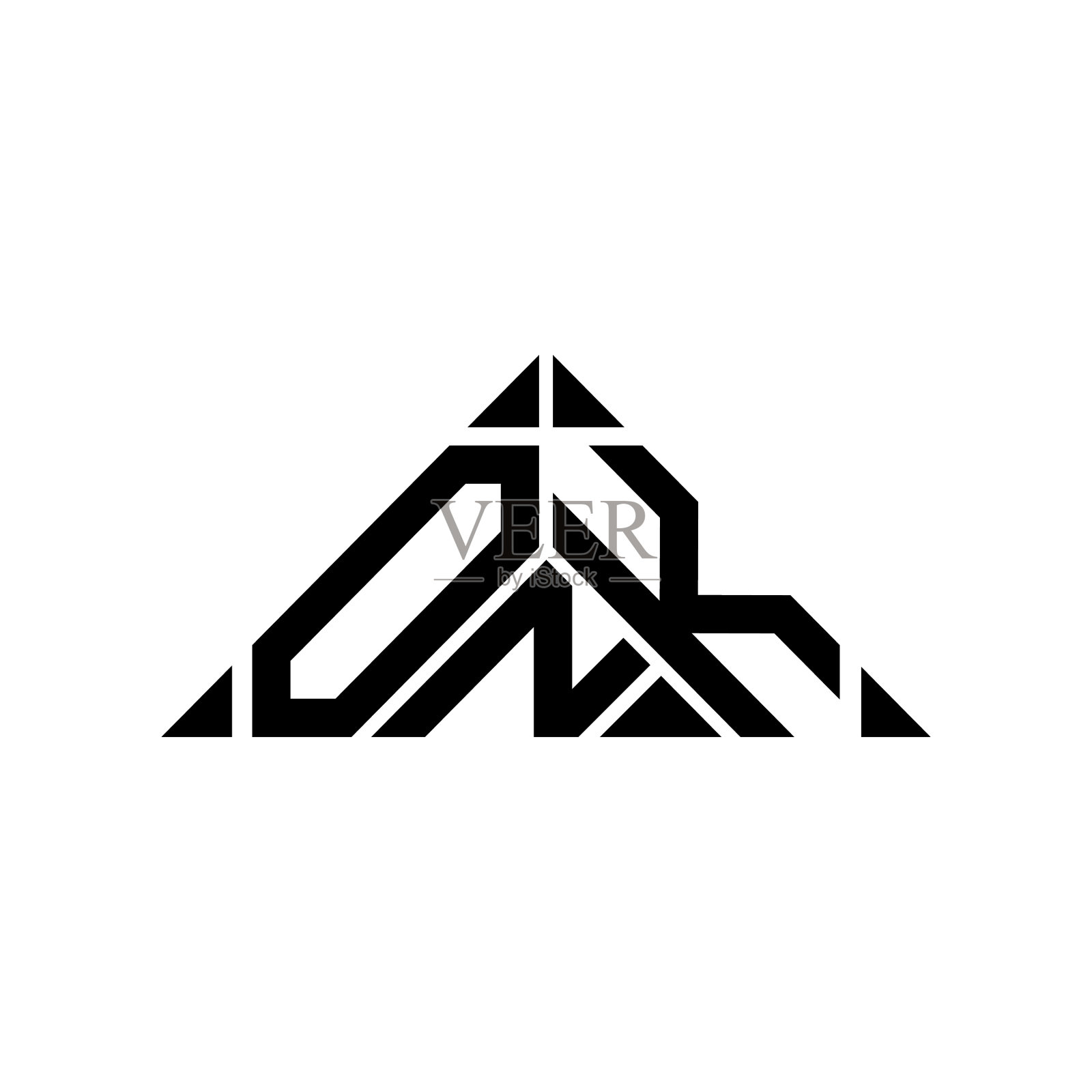 Onk字母标志创意设计与图形Onk插画图片素材