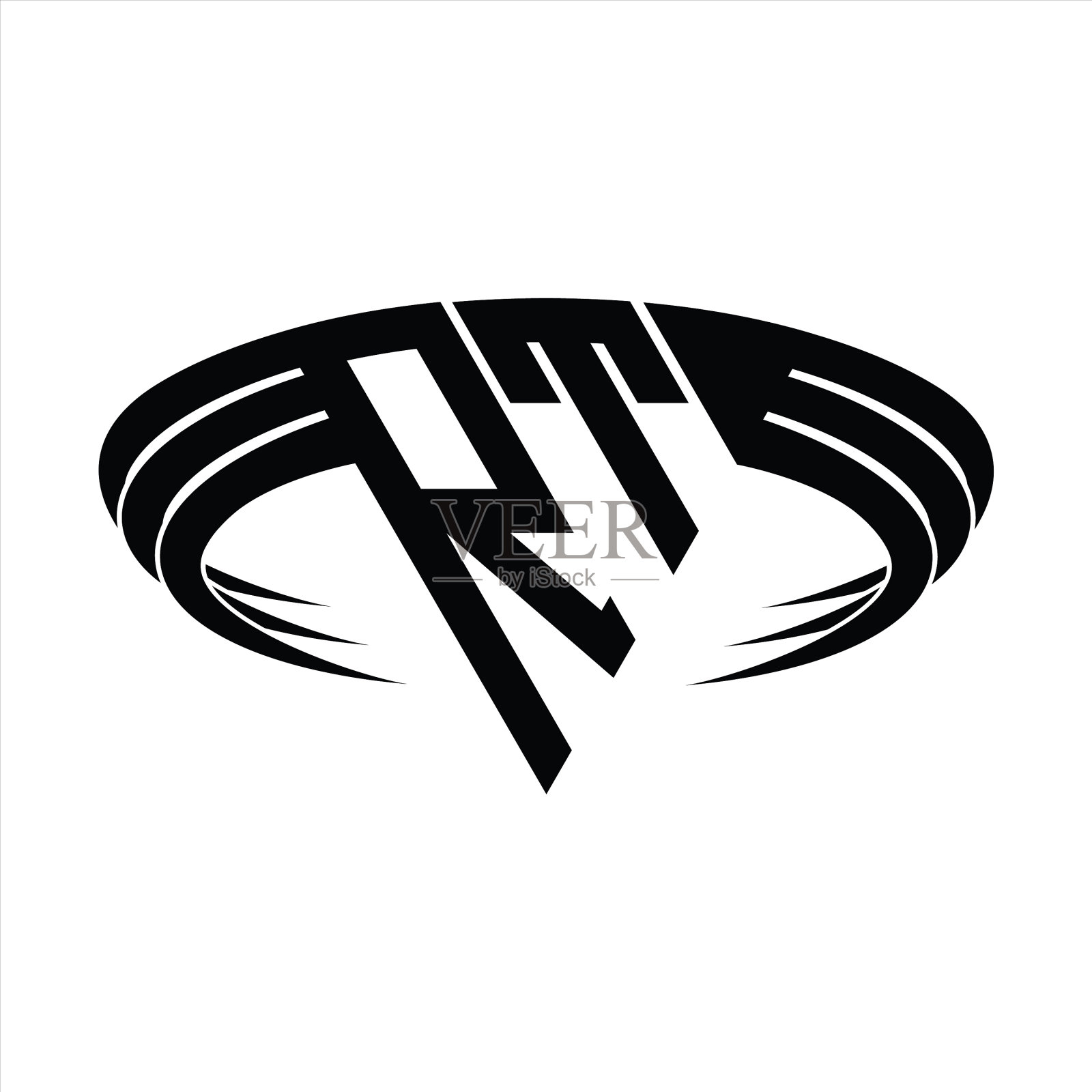 Rt标志字母字母字母与三角形切片插画图片素材