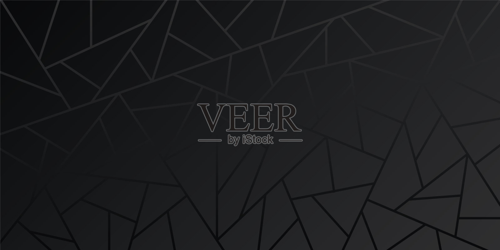 矢量插图的抽象背景与深色线条和黑色几何形状插画图片素材