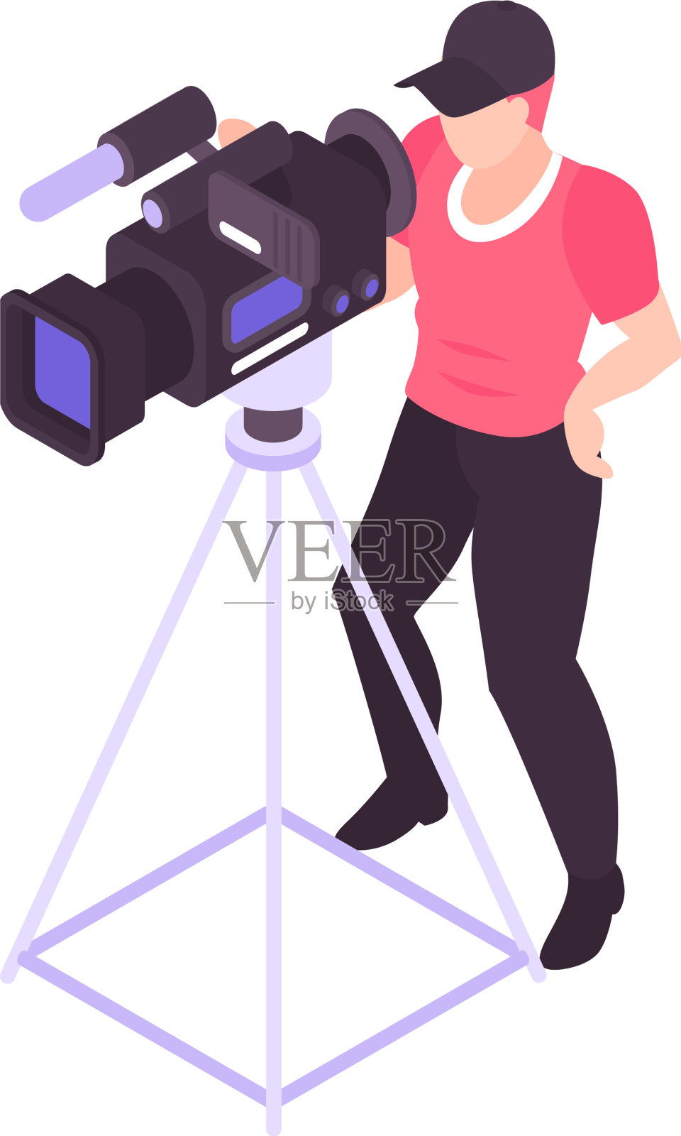 电影摄影师等距构图设计元素图片