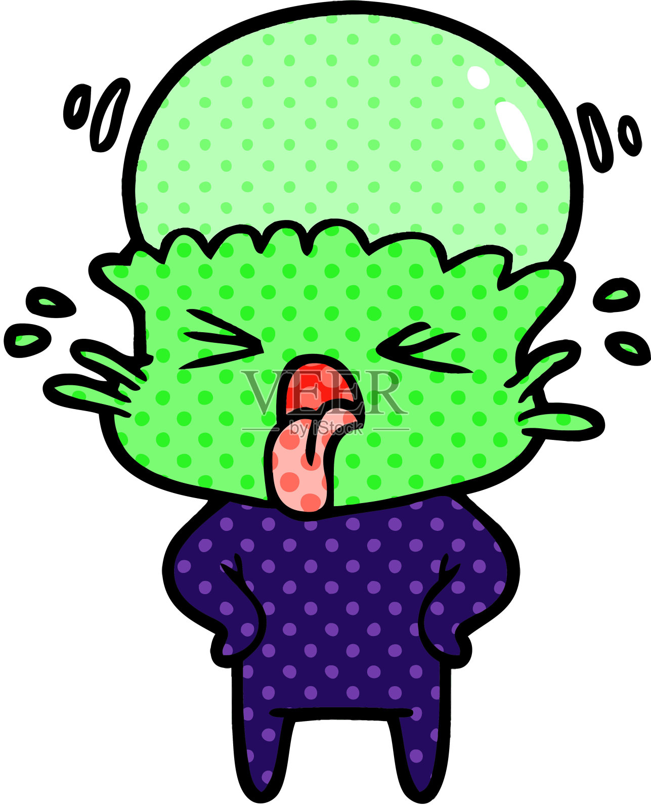 奇怪的卡通外星人设计元素图片