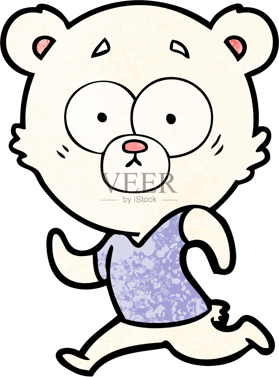 惊奇的北极熊漫画设计元素图片