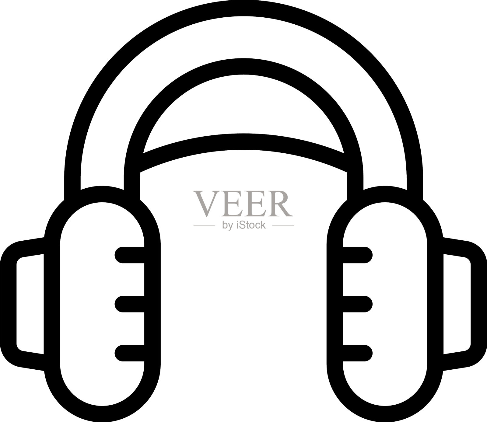 玩家耳机图标概述手机游戏插画图片素材