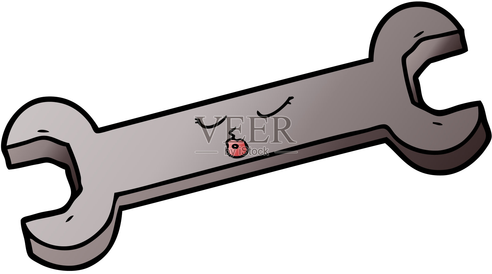 卡通扳手插画图片素材