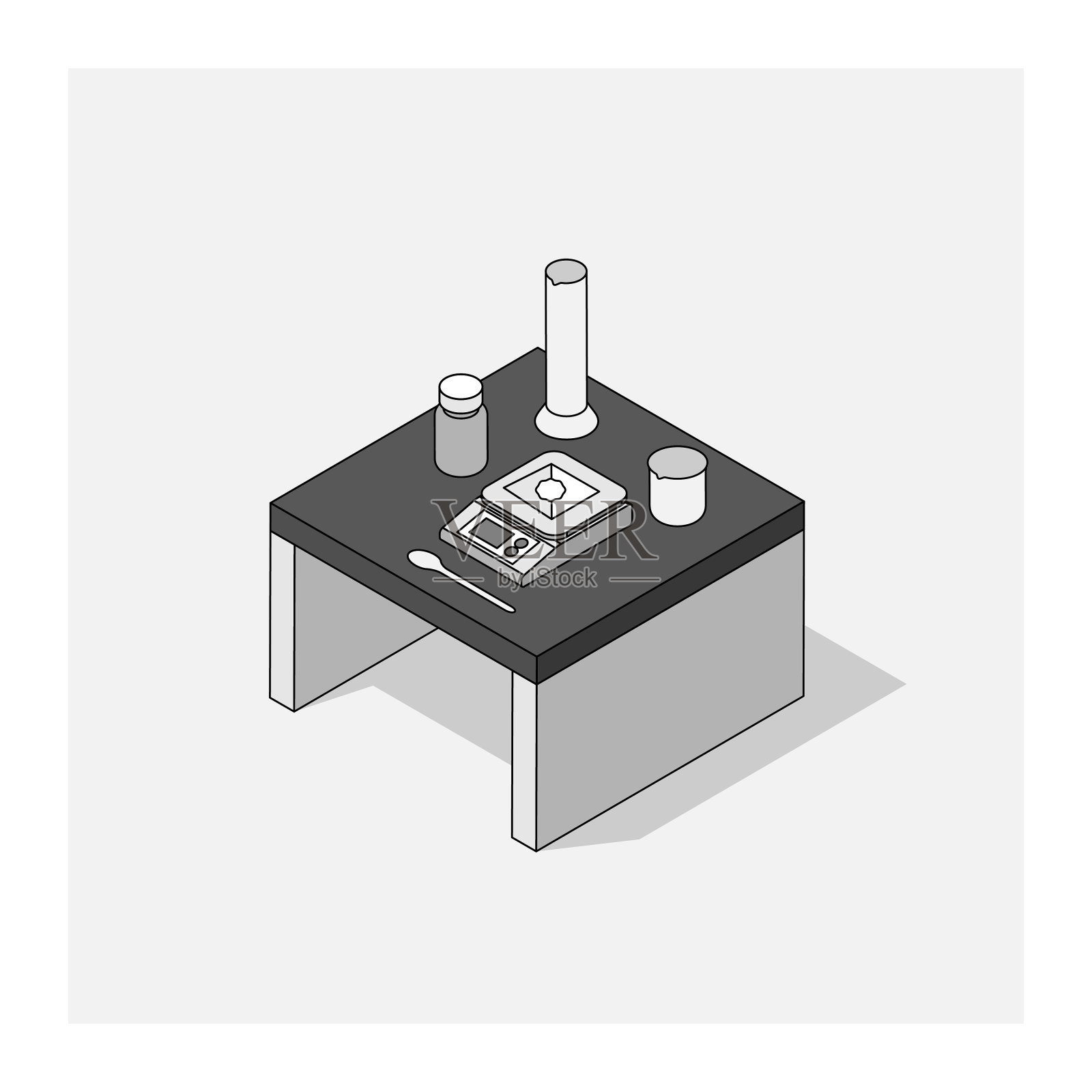 克规模插画图片素材