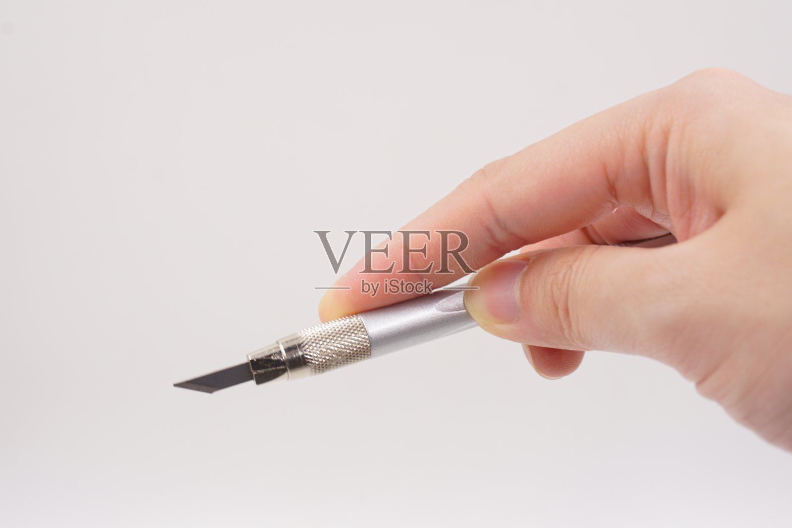 工艺美术用银金属手术刀照片摄影图片