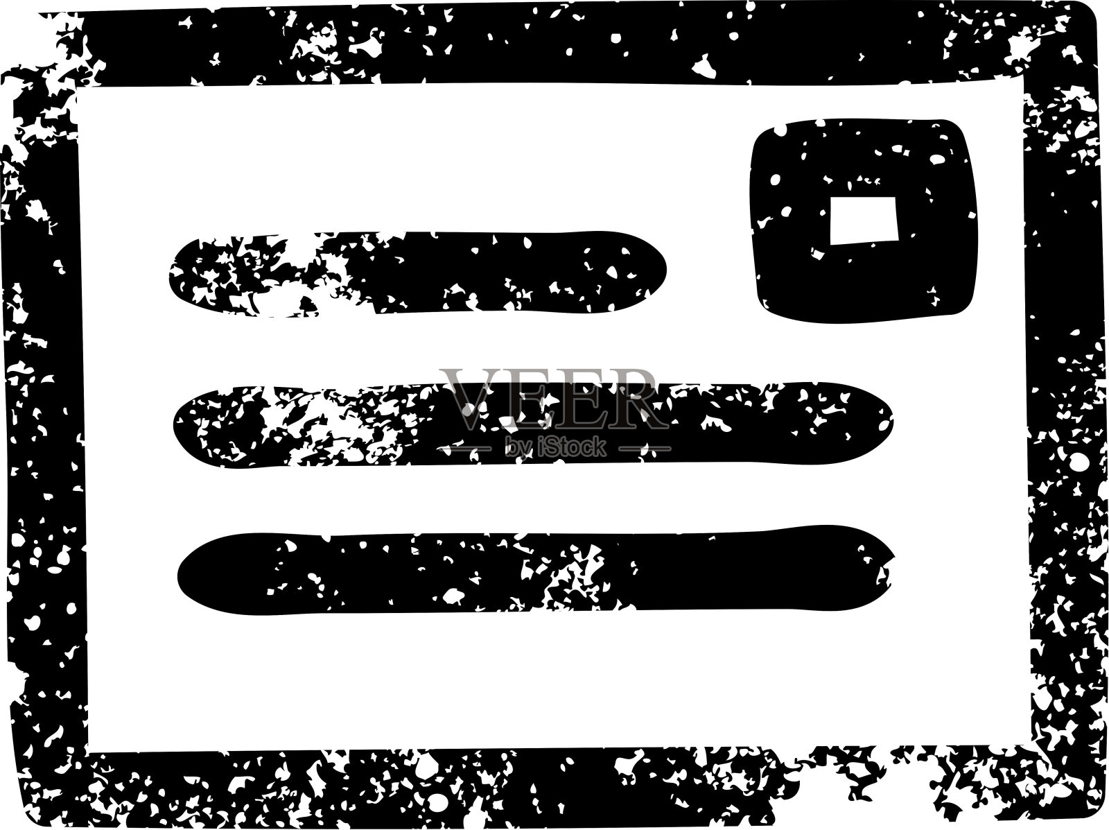 信封字母图标符号插画图片素材