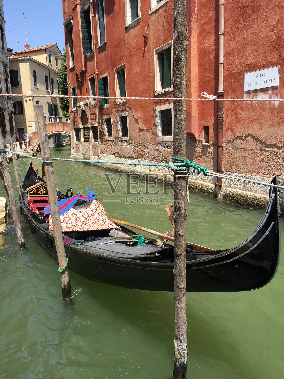 威尼斯的贡多拉照片摄影图片