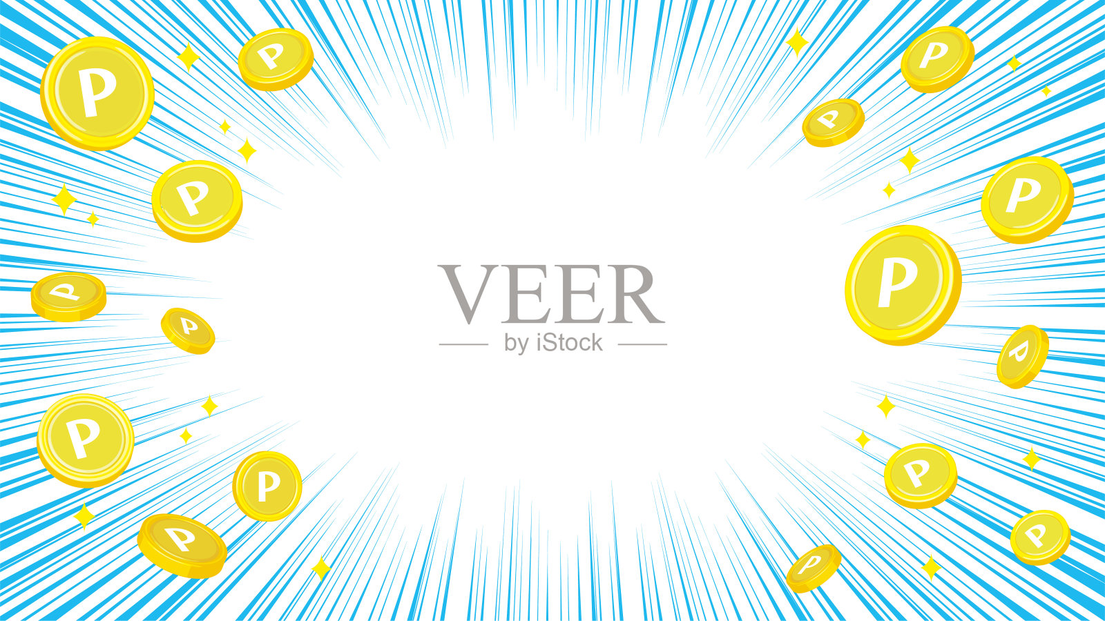 浓度line_coin_point插画图片素材