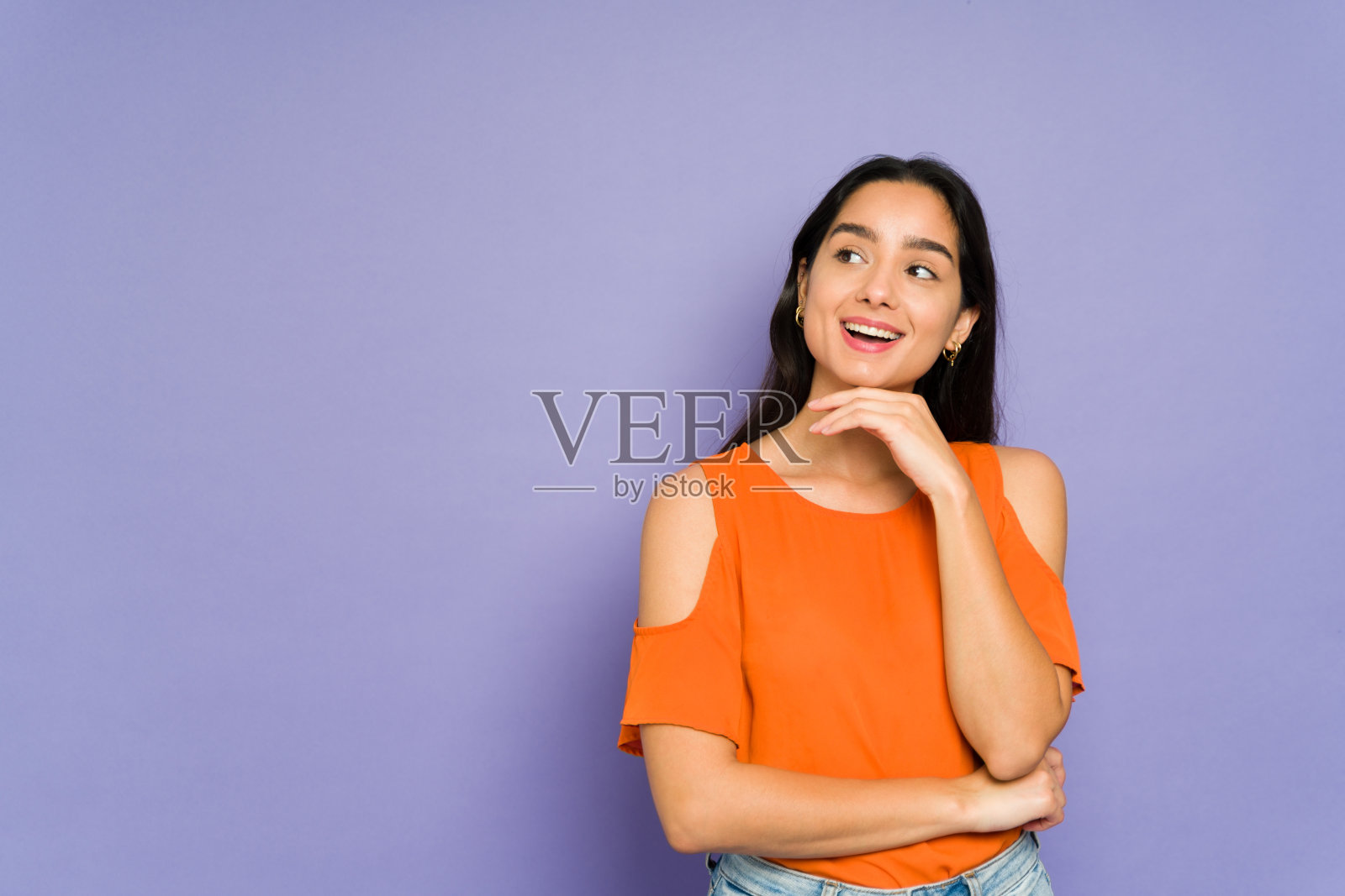 聪明的女人有个好主意照片摄影图片