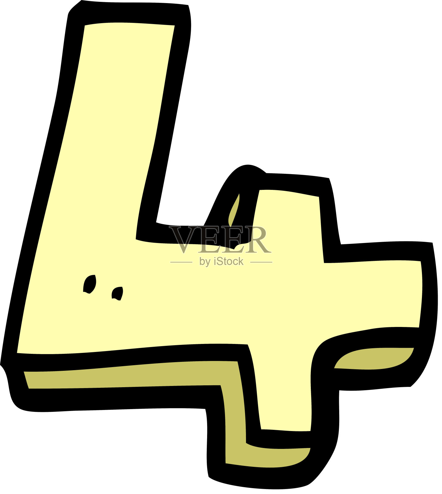 第四个卡通涂鸦插画图片素材