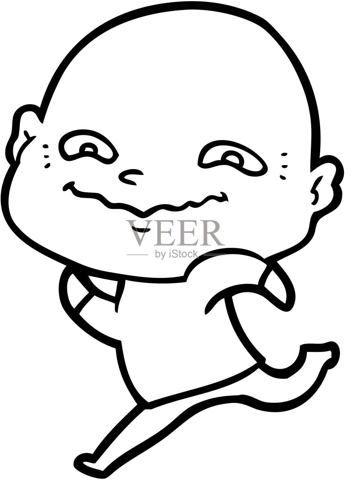 卡通怪人设计元素图片