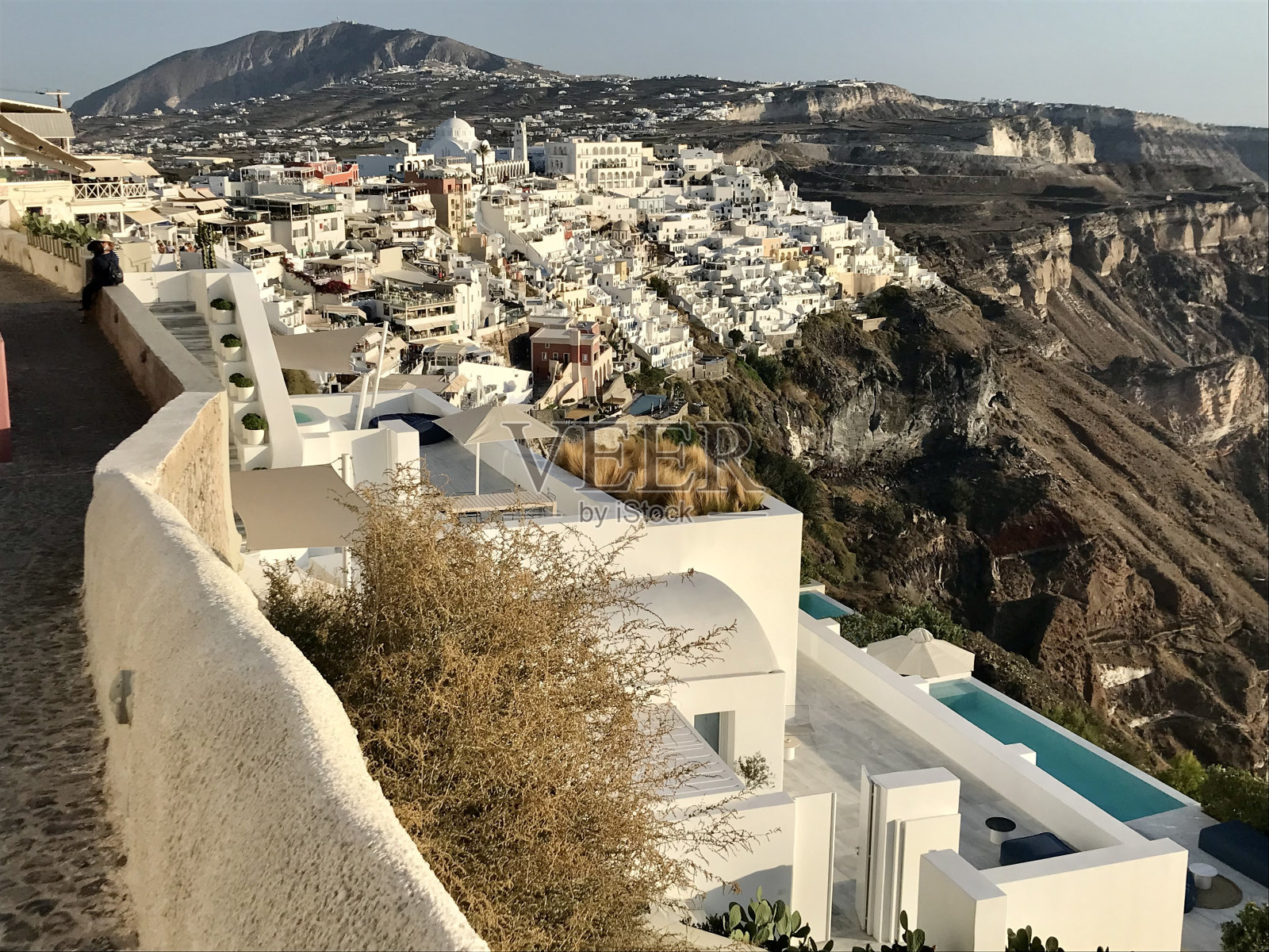 格雷斯 - 圣托里尼照片摄影图片