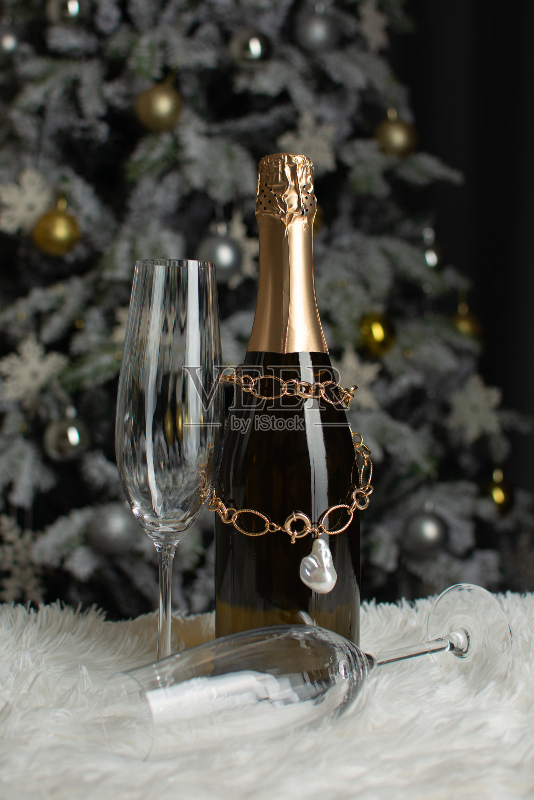 浪漫的二人跨年夜照片摄影图片