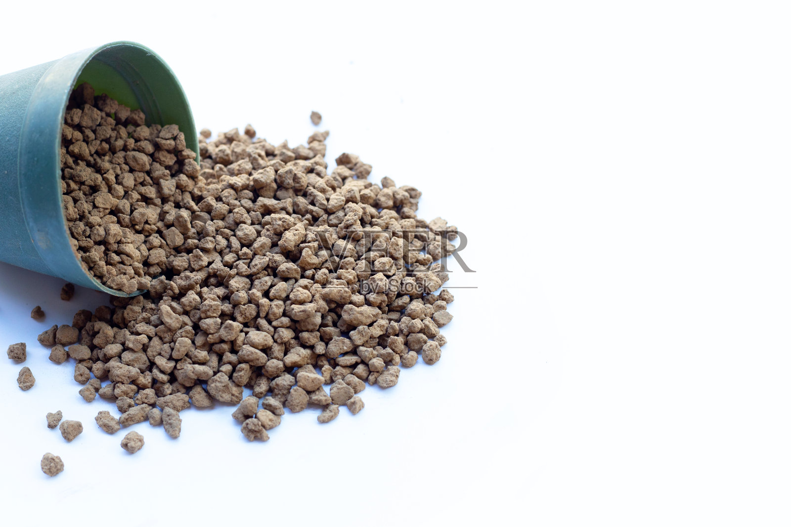 盆栽树的Akadama。日本土壤照片摄影图片