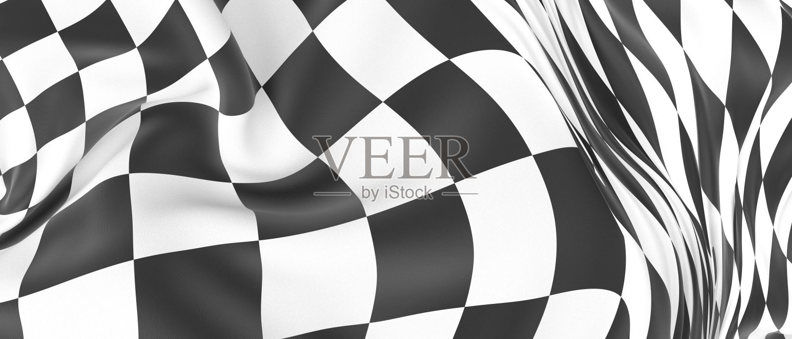 黑白旗帜插图背景照片摄影图片