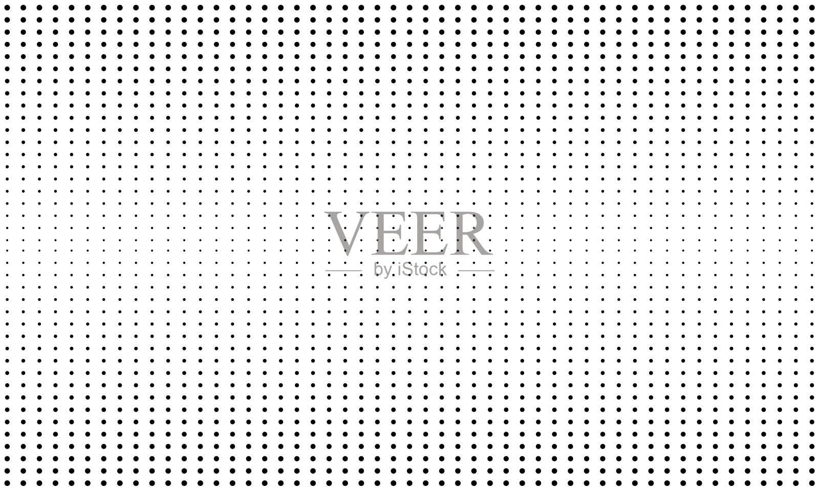 无缝背景图案从几何形状。图案中均匀地填满了黑色的圆圈。矢量设计插画图片素材