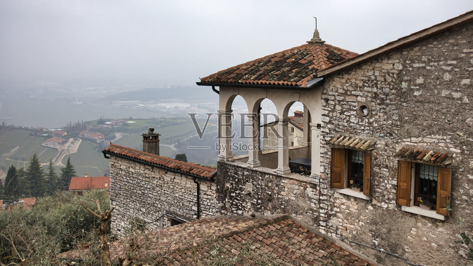 圣乔治瓦尔波利塞拉的房子照片摄影图片