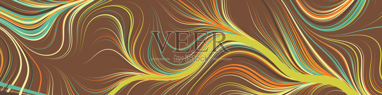 摘要柏林噪声几何图案生成计算艺术插图插画图片素材