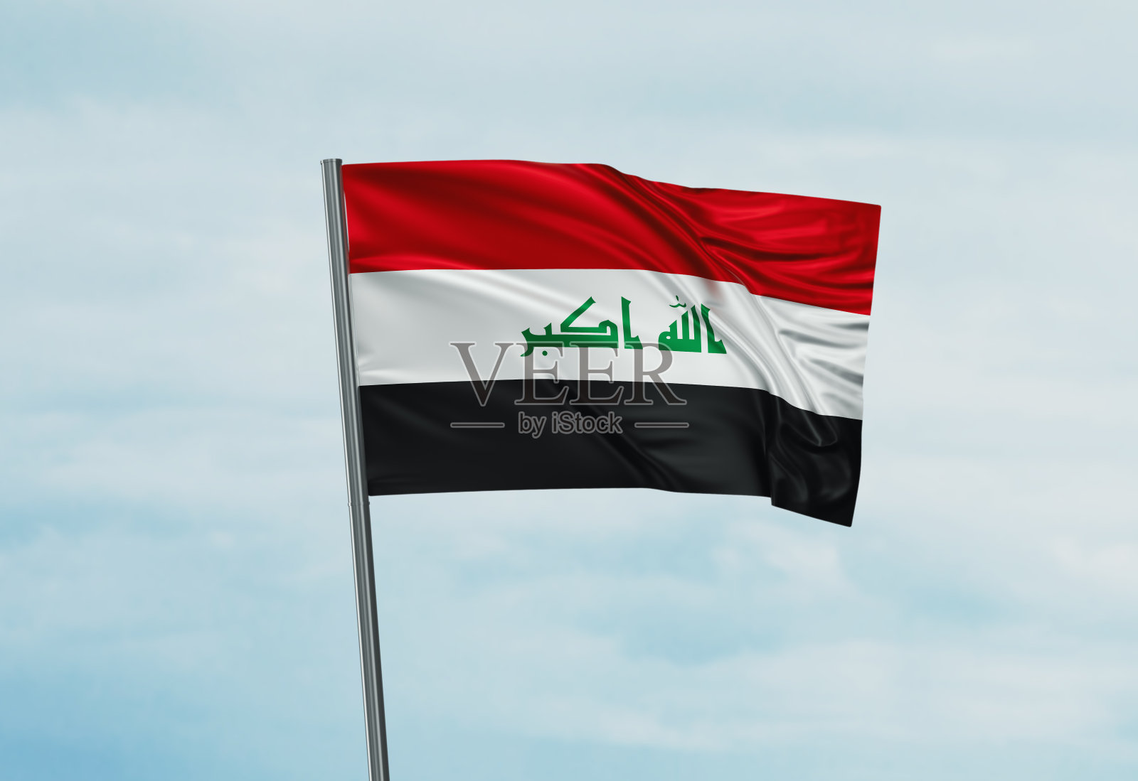 伊拉克国旗照片摄影图片
