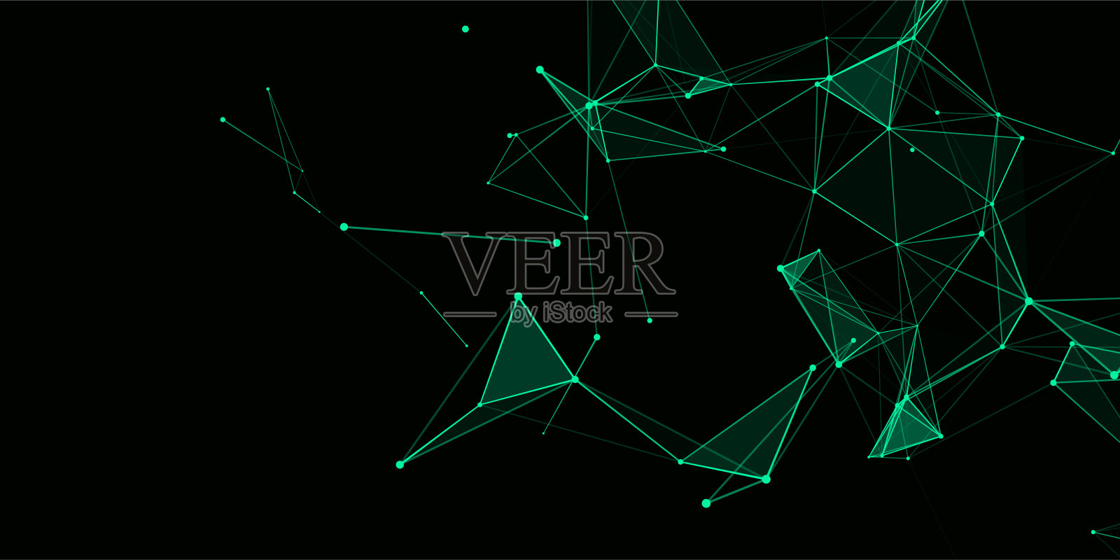 网络连接结构。技术连接大数据。科学背景。业务未来的背景。插画图片素材