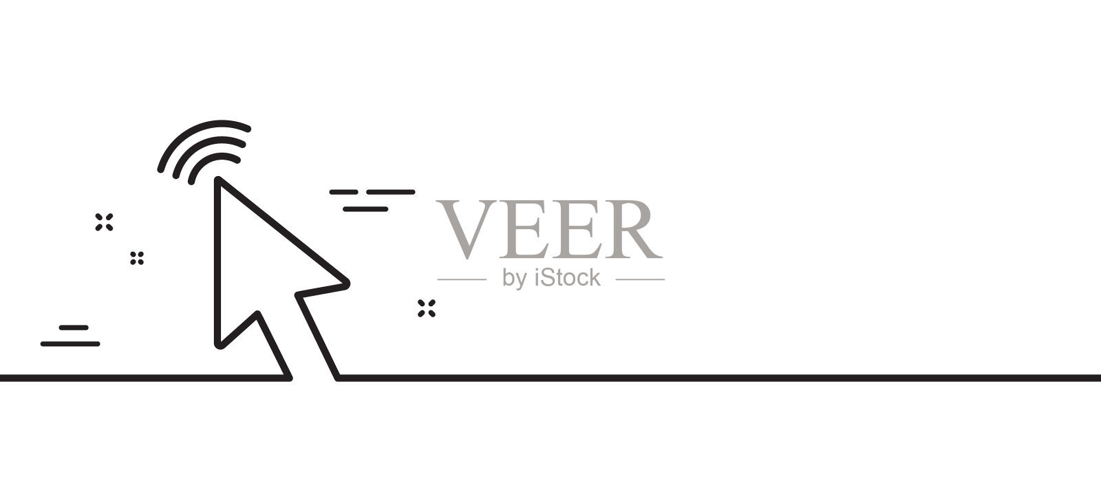 鼠标光标行图标点击动作符号设计元素图片