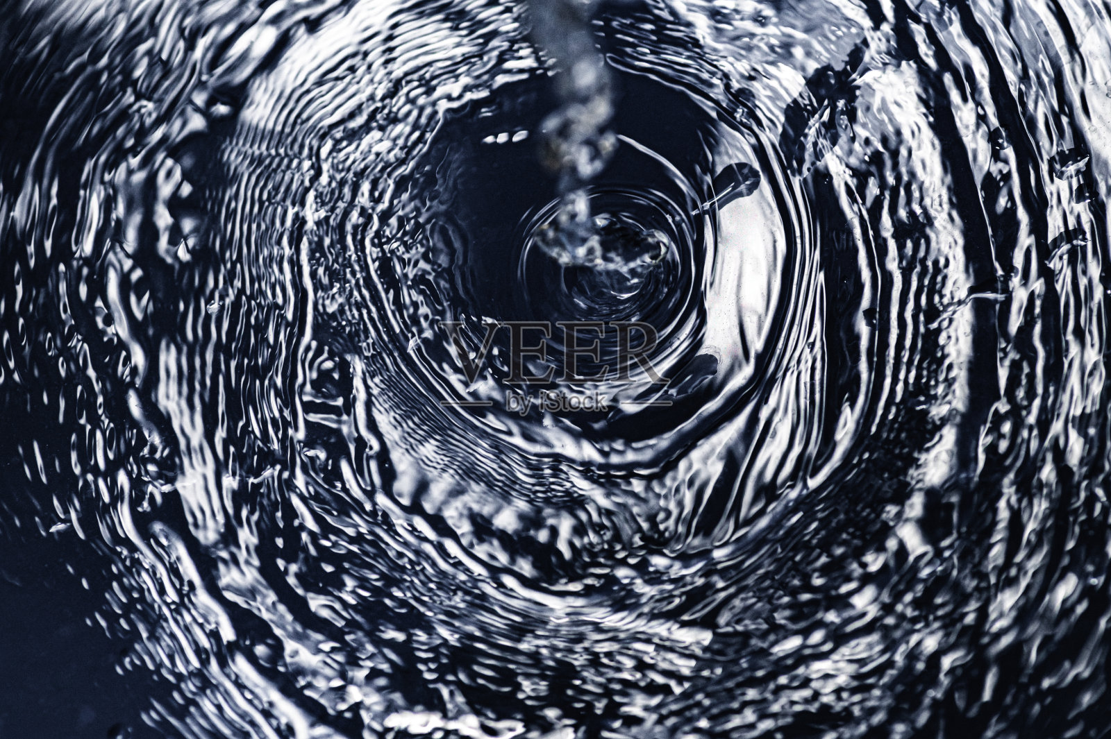 特写流动的流水纹理，运动中的水抽象而有质感照片摄影图片