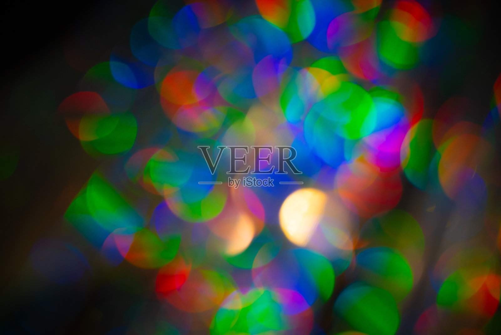 多色彩虹大散景效果背景照片摄影图片