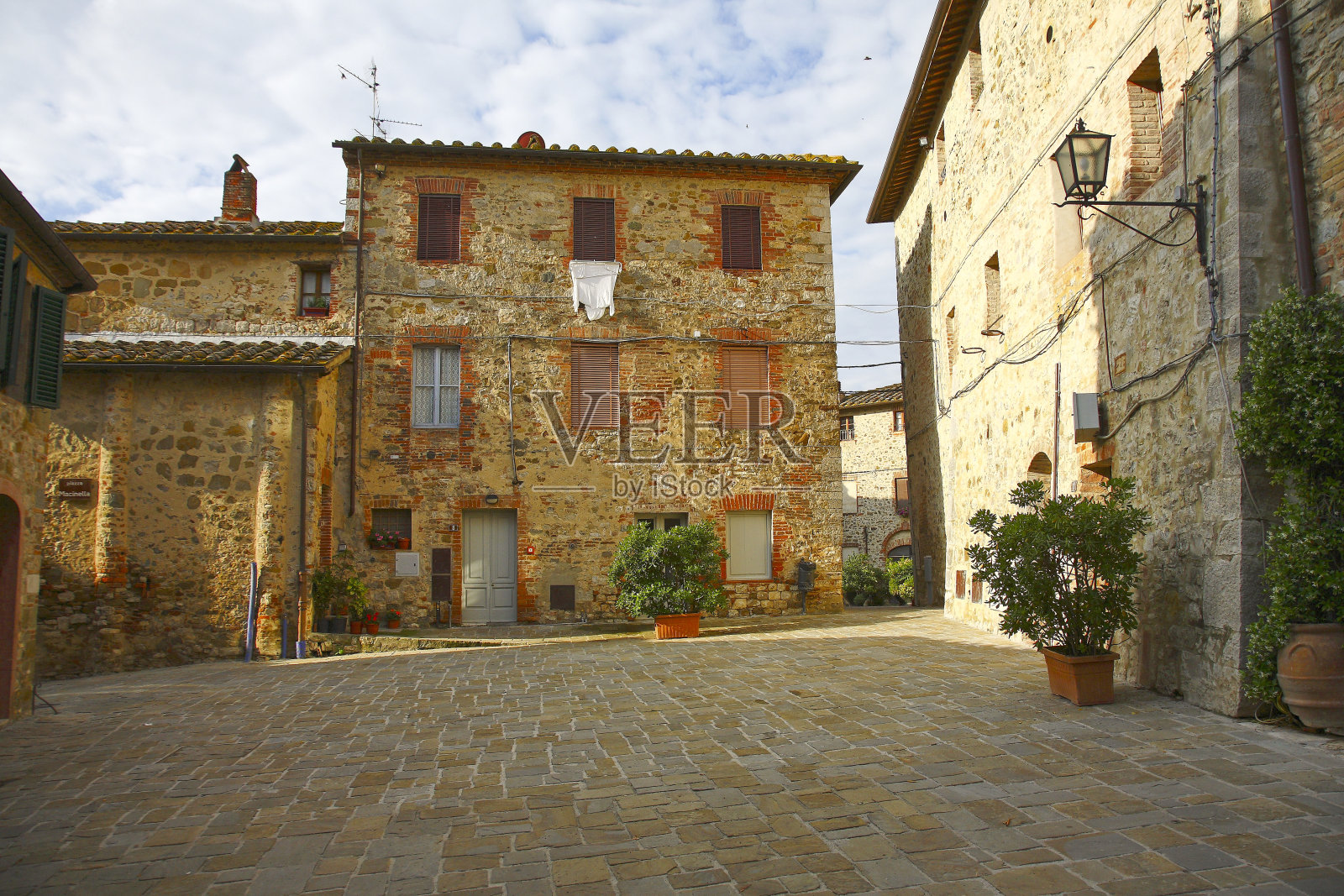 圣Giusmè。典型的佛罗伦萨基安蒂村。佛罗伦萨,意大利托斯卡纳,照片摄影图片