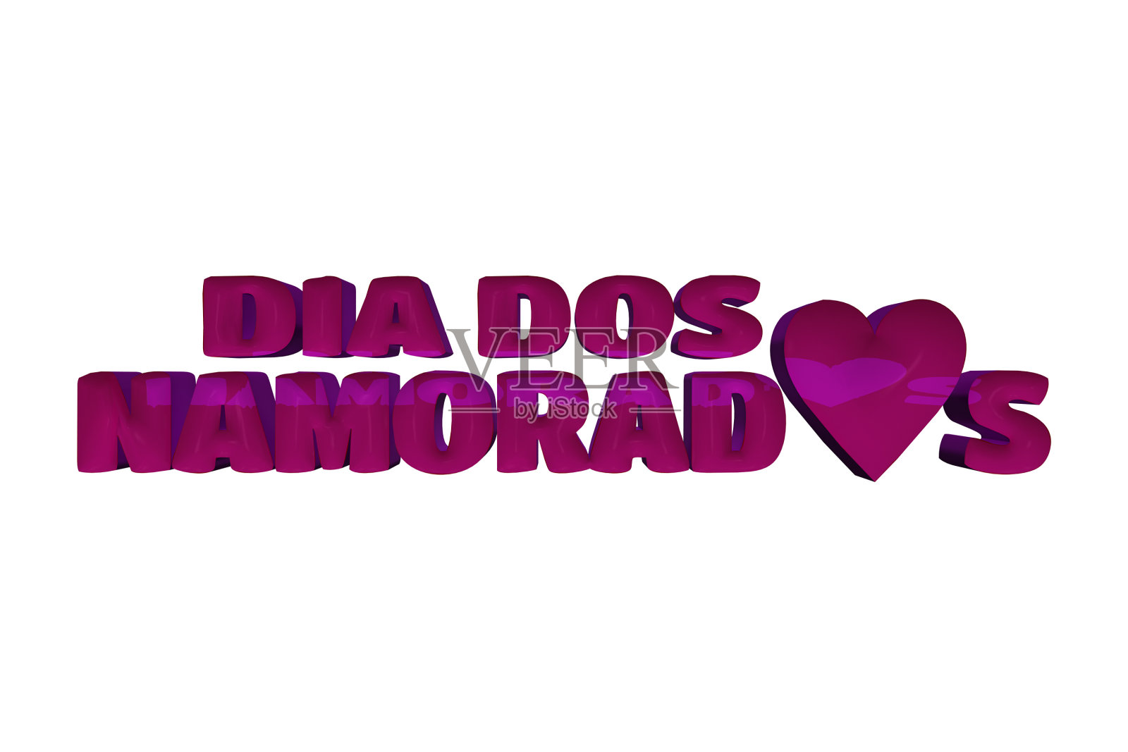 卡片情人节在巴西3d渲染模板设计照片摄影图片