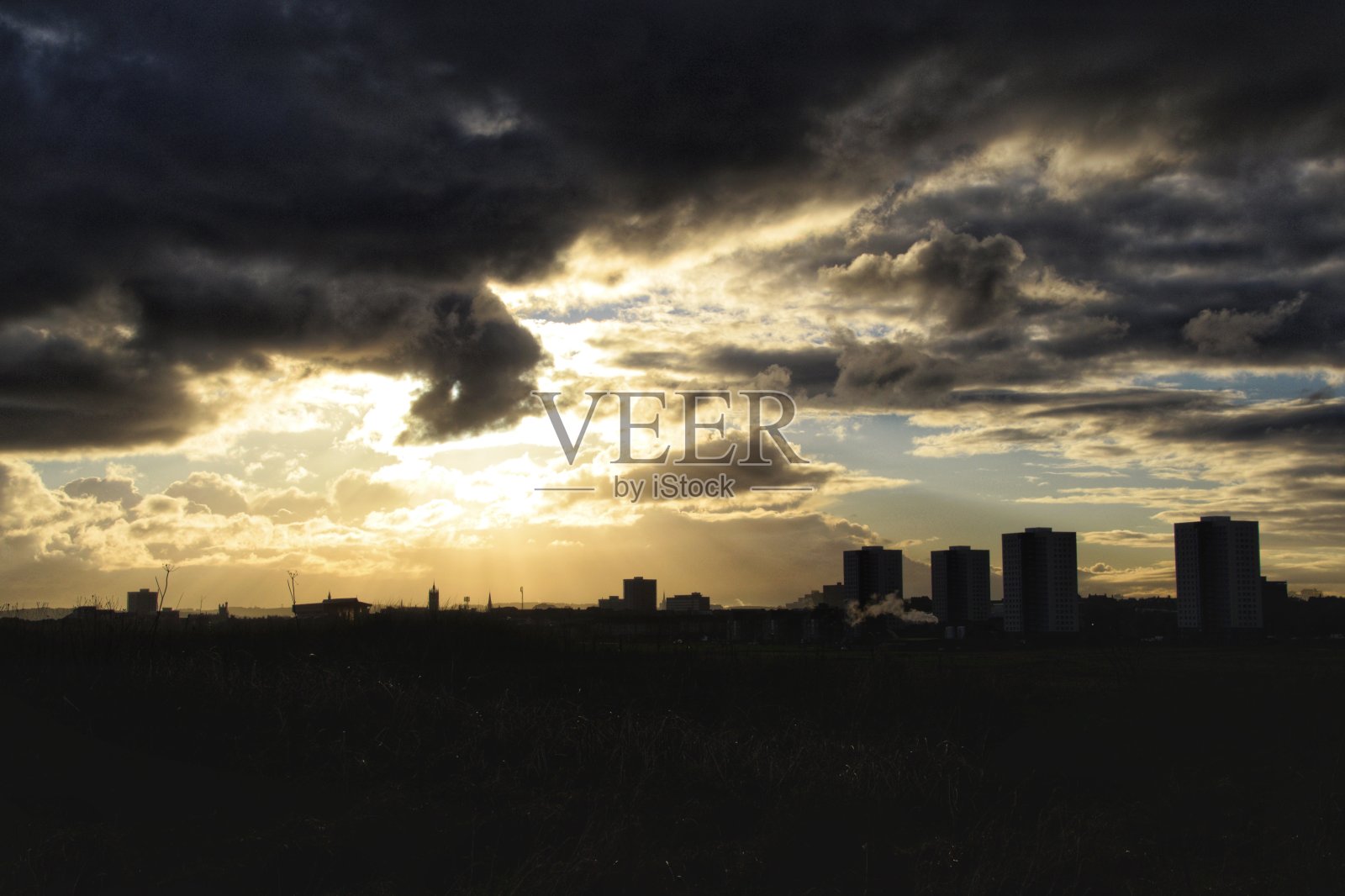 西顿日落照片摄影图片