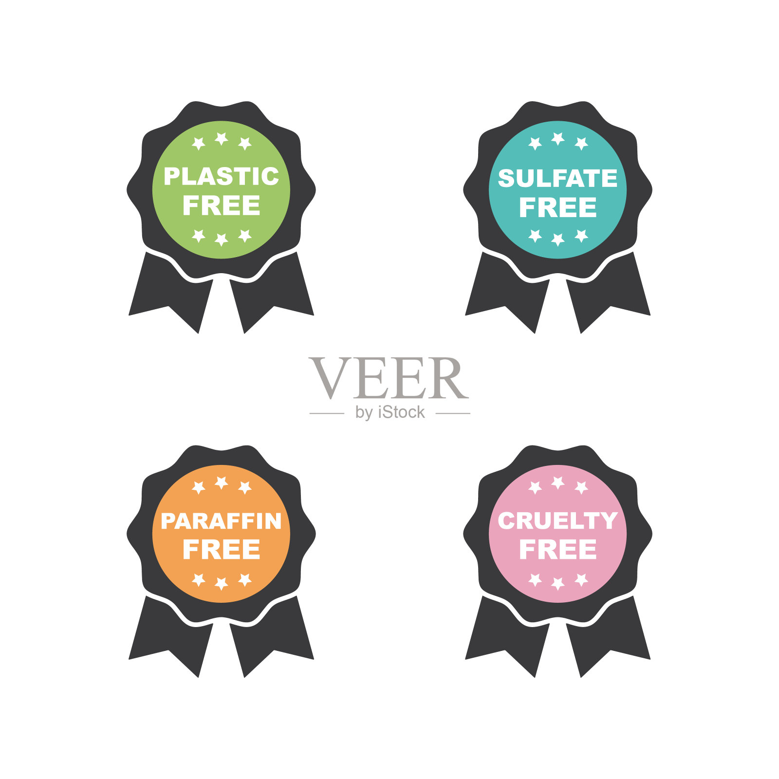 塑料，硫酸盐，石蜡和残忍的自由。插画图片素材