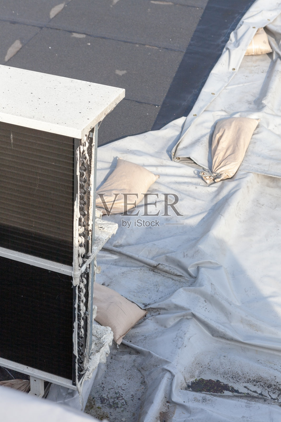 屋顶降温照片摄影图片