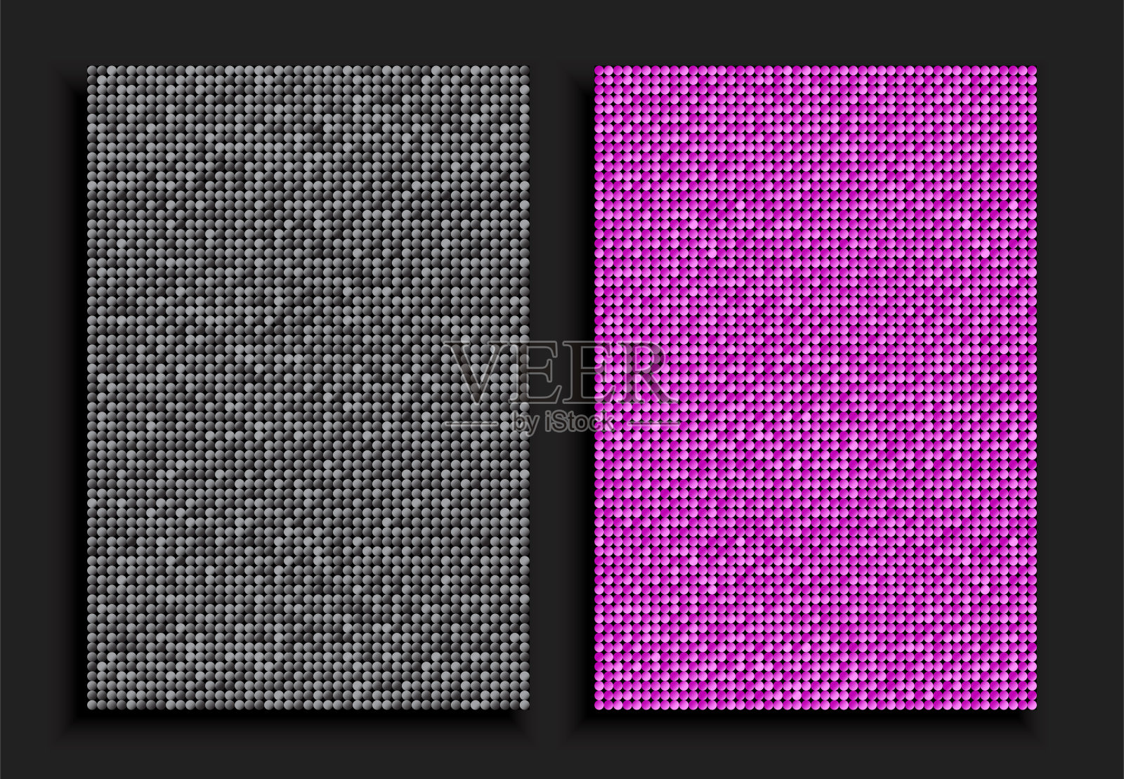 银色和粉红色的亮片，闪闪发光的海报插画图片素材