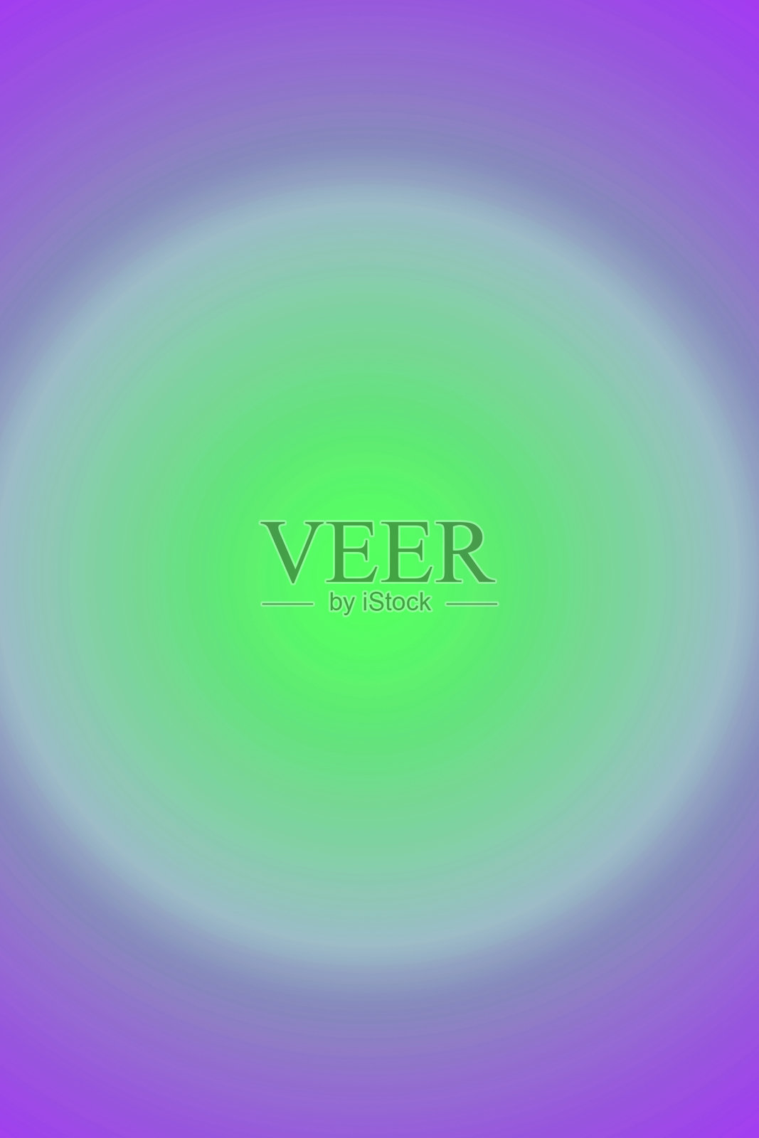 紫色背景上的梯度石灰绿放射状光束照片摄影图片