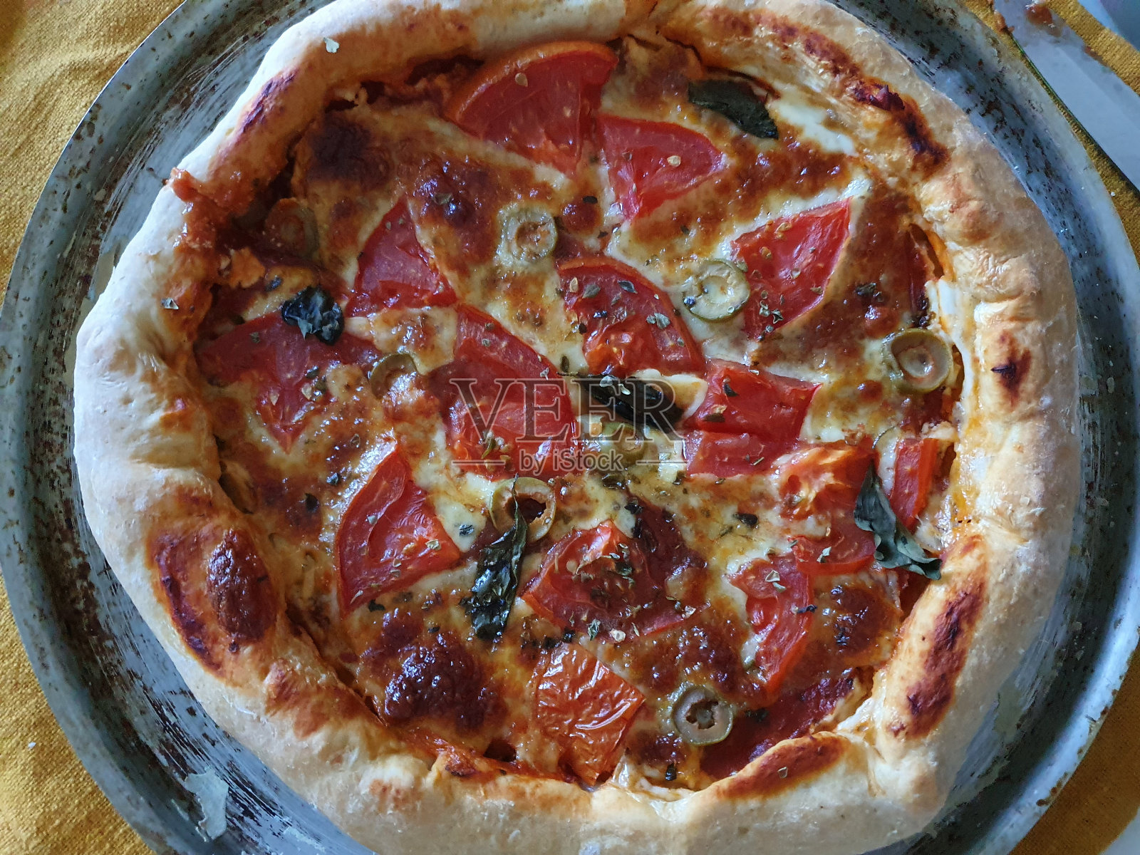 自制披萨照片摄影图片