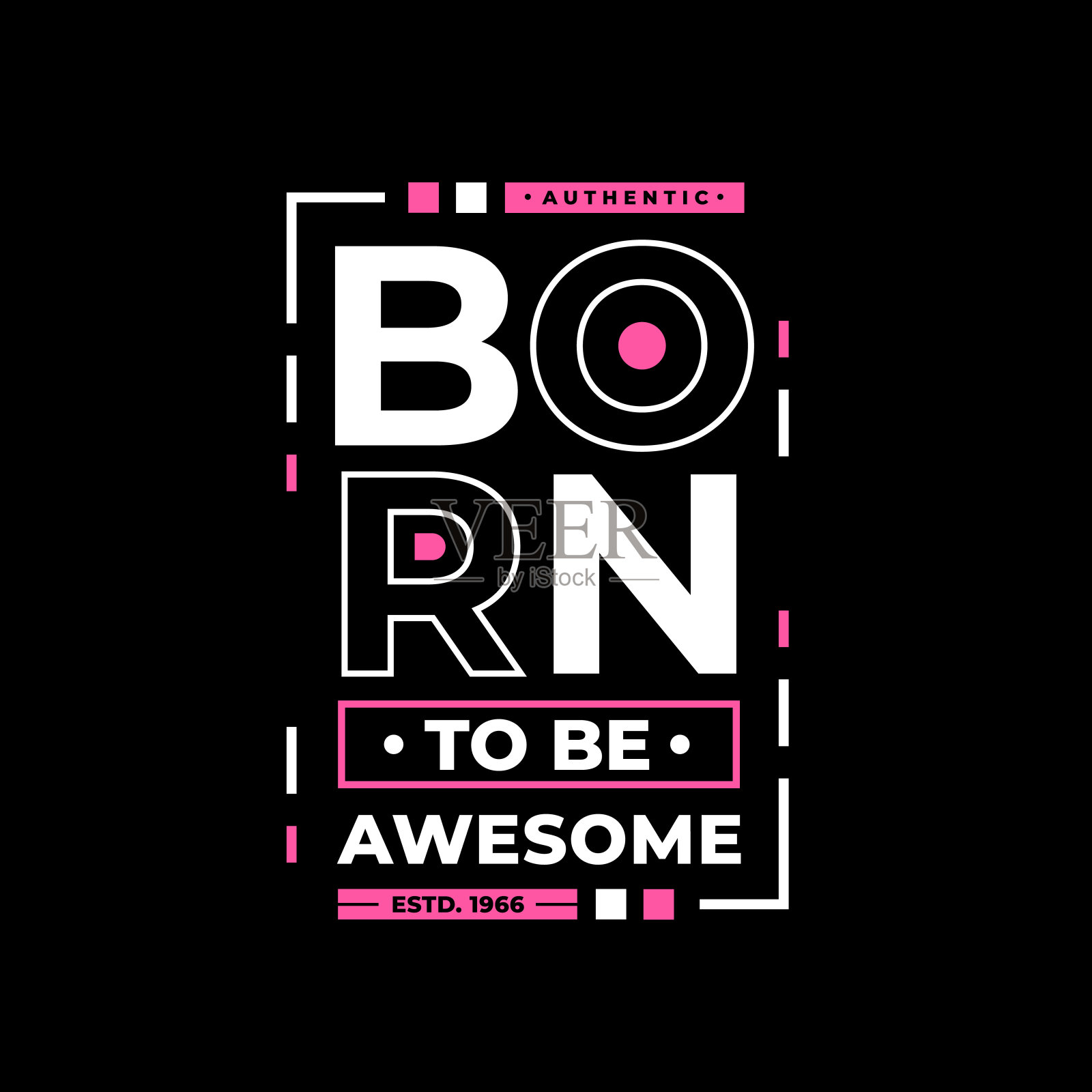 粉色现代字体灵感t恤设计的城市时尚风格插画图片素材