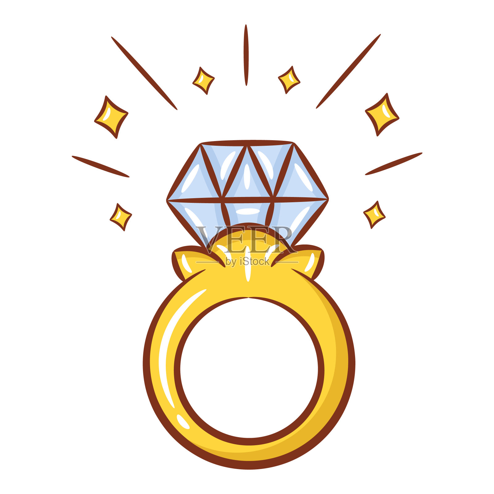 可打印可爱的绘图戒指的学校和孩子设计元素图片