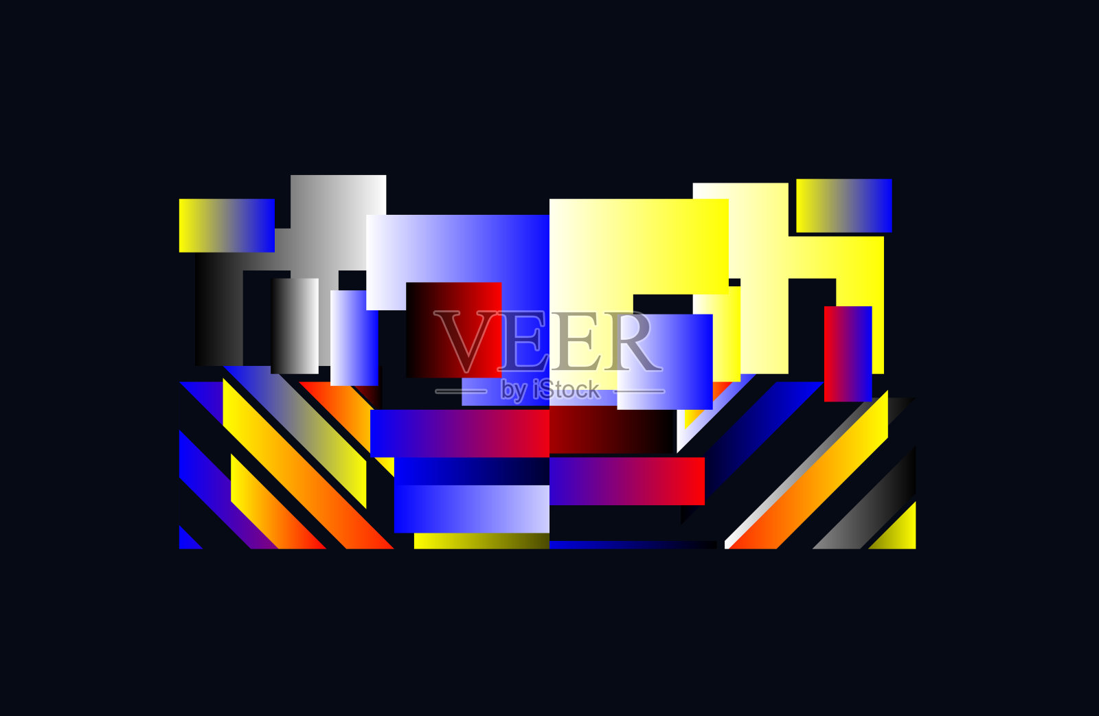 抽象向量几何形状背景插画图片素材