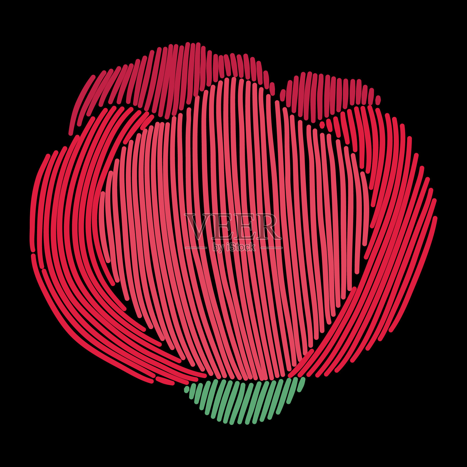 刺绣美丽的花构造。矢量手工花卉装饰在黑暗的背景。时装产品的刺绣。优雅的瓷砖设计，最适合打印织物或纸张等插画图片素材